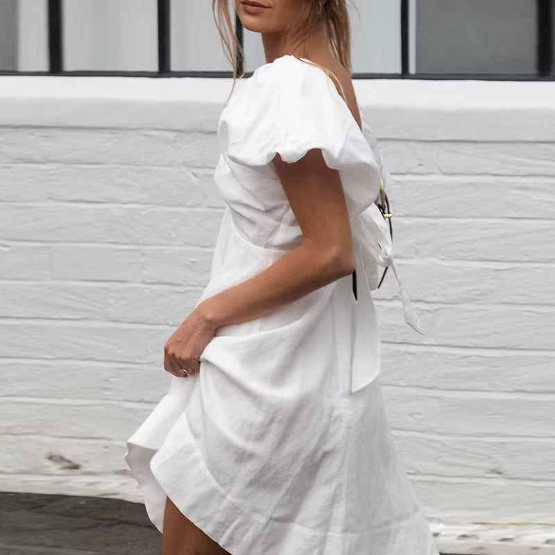 Graceful Flow Midi Dress